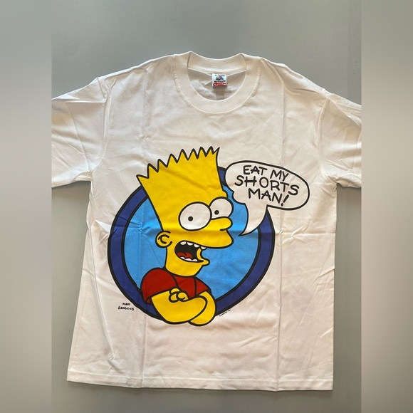 Fruit of Loom The Simpsons Bart Simpson Graphic Tee NWOT - Picture 3 of 7